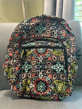 Like New Vera Bradley Sierra Floral Paisley Backpack